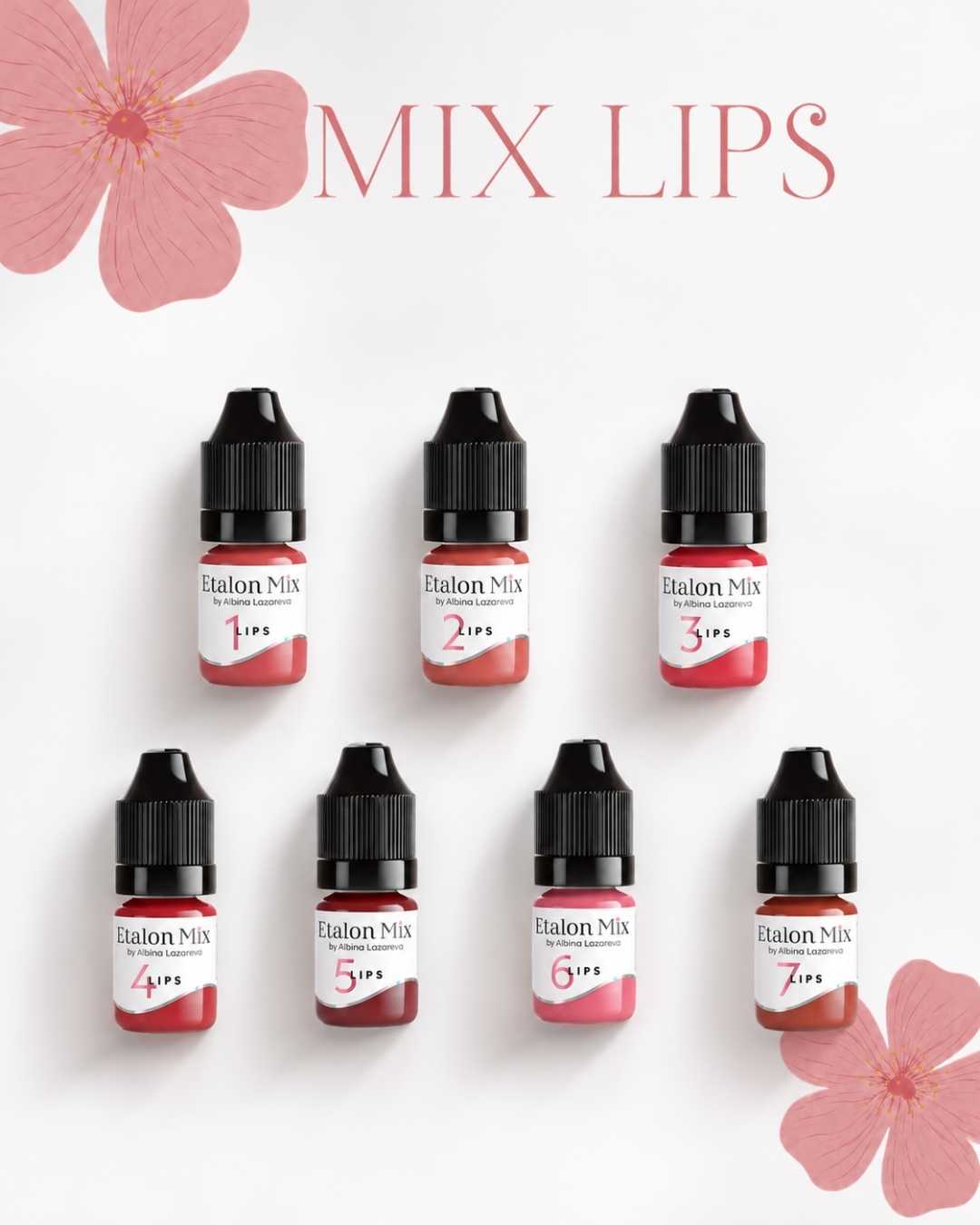 Pigmenti Etalon Mix per labbra delle linee Favor Lips, Light Series e Mix Lips