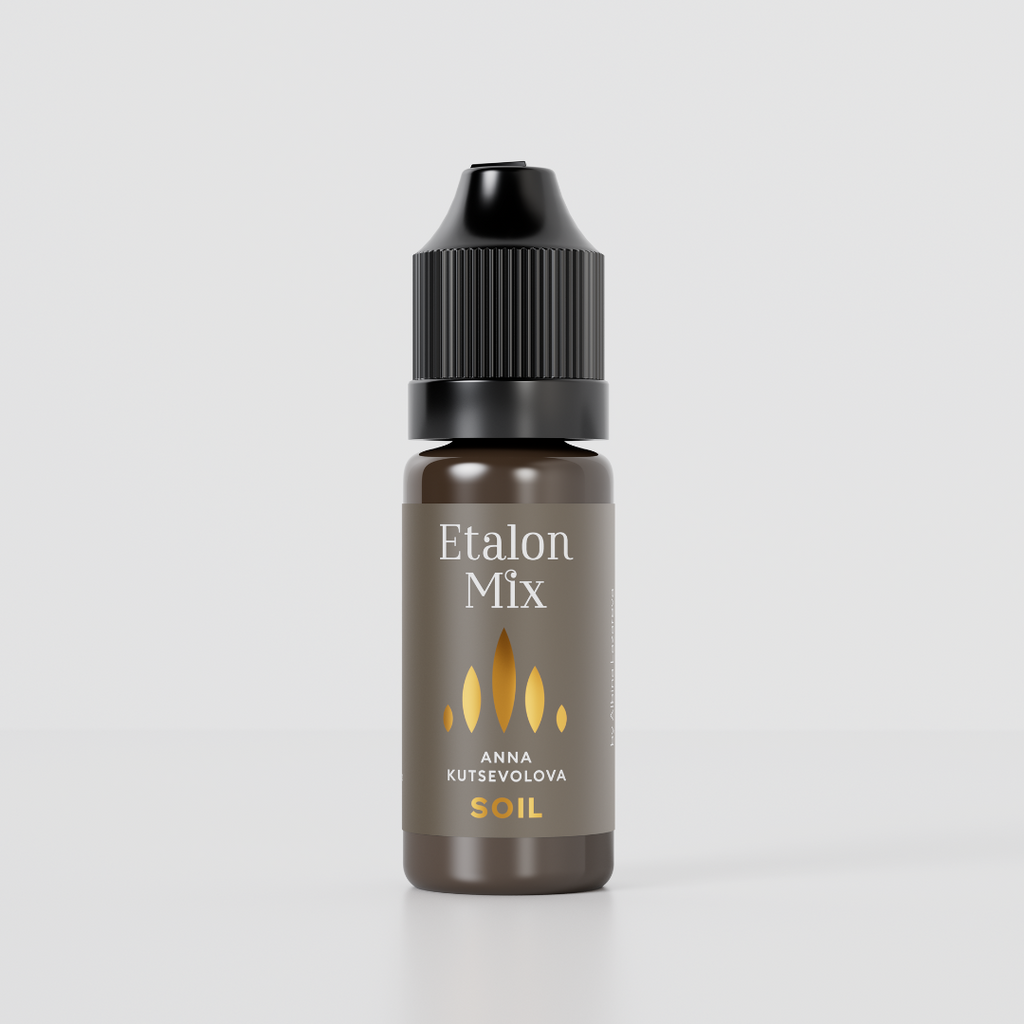 Etalon Mix Etalon Mix Hyper Realism Set by Anna Kutsevolova – dettaglio palette coordinata per sopracciglia PMU