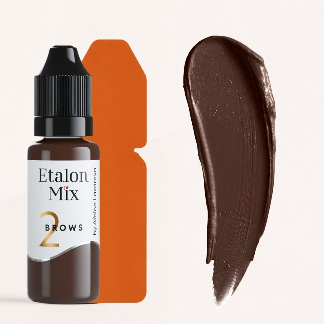 Swatch Milk Chocolate Nº2 Etalon Mix – marrone caldo aranciato con lettura calda