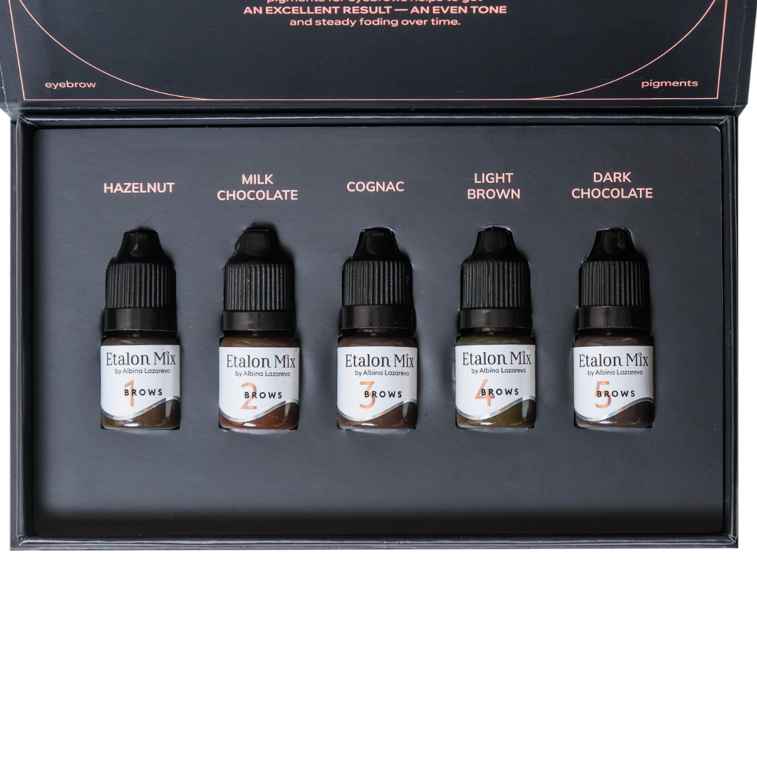 Etalon Mix Etalon Mix Set Sopracciglia Ibrido – dettaglio palette coordinata per sopracciglia PMU