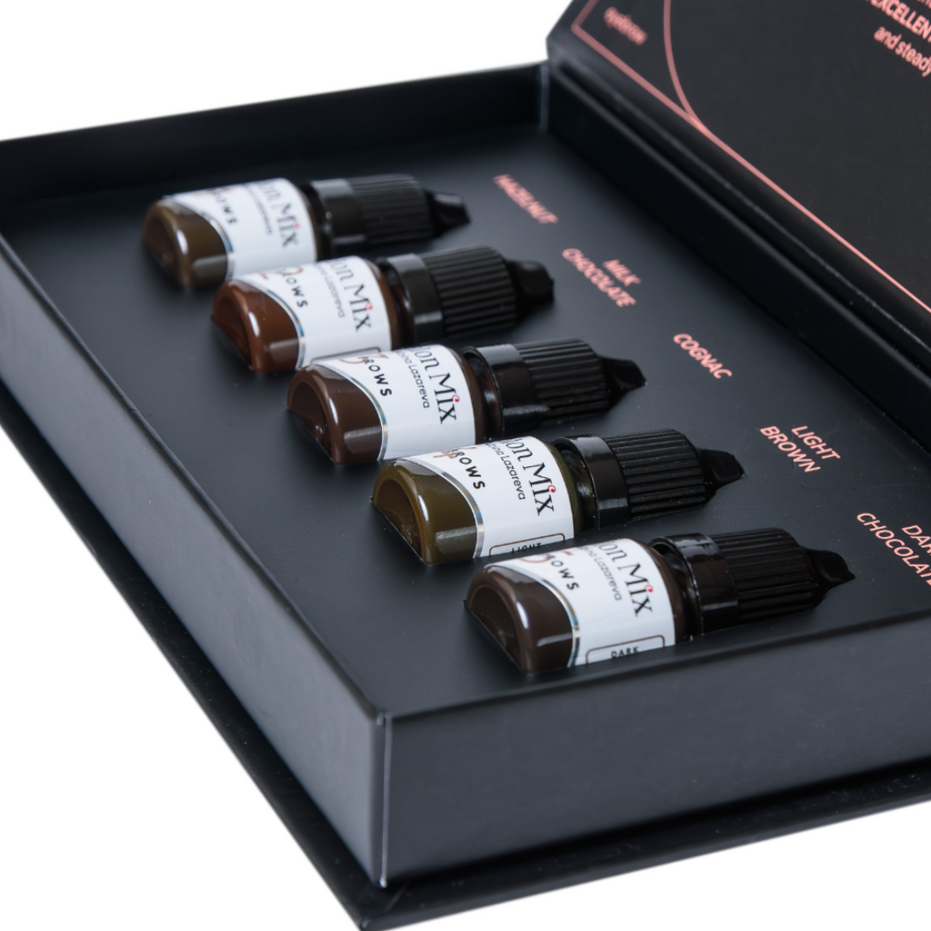 Palette Brows Etalon Mix con Etalon Mix Set Sopracciglia Ibrido e tonalità correlate