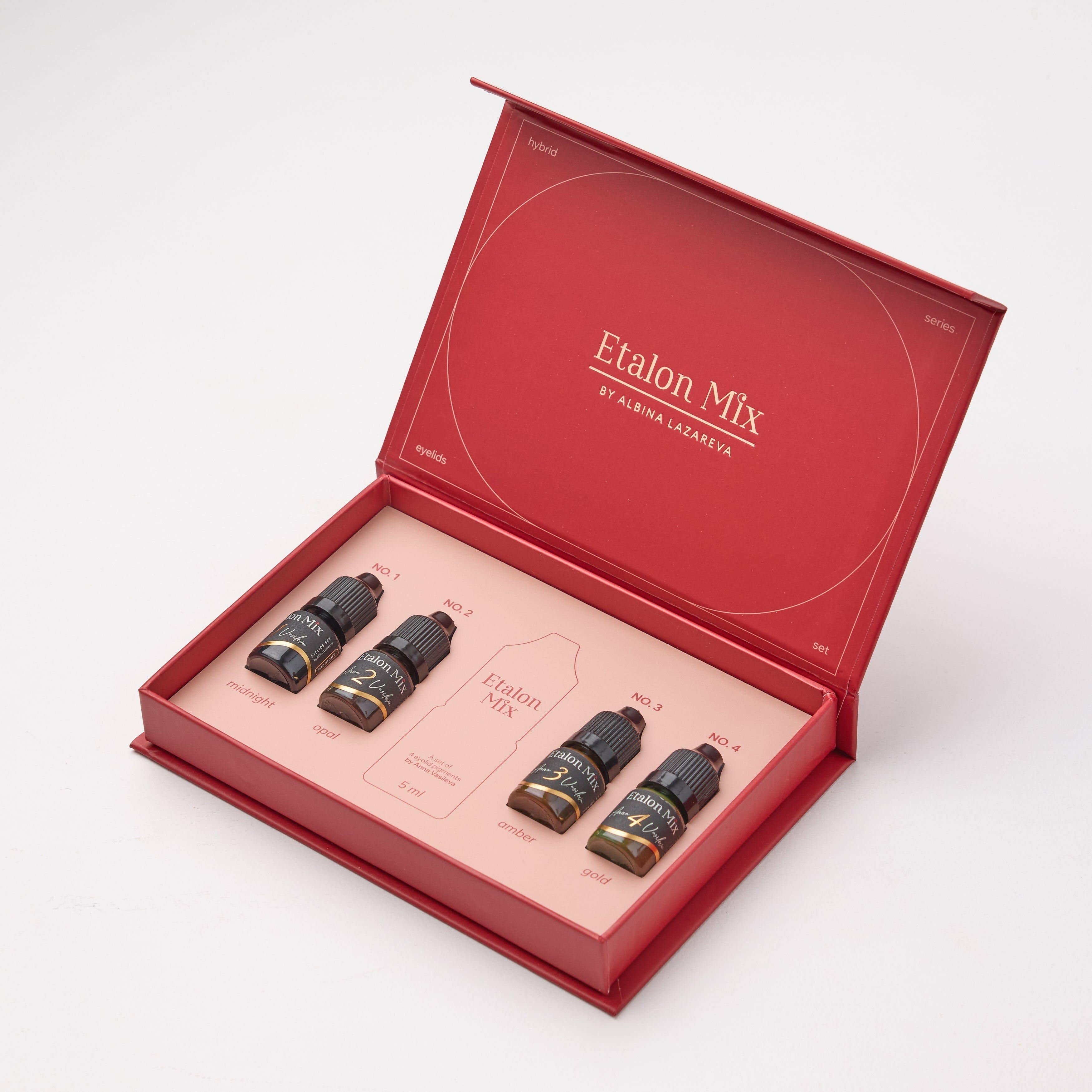 Etalon Mix Etalon Mix Shadowliner Set by Anna Vasileva – dettaglio palette coordinata per occhi PMU