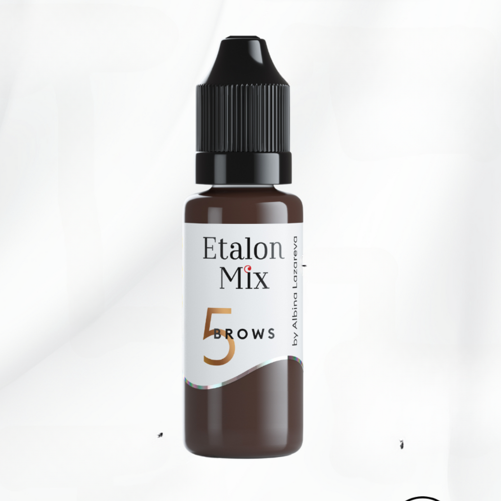 Etalon Mix Etalon Mix Hybrid Brows Trio – dettaglio palette coordinata per sopracciglia PMU