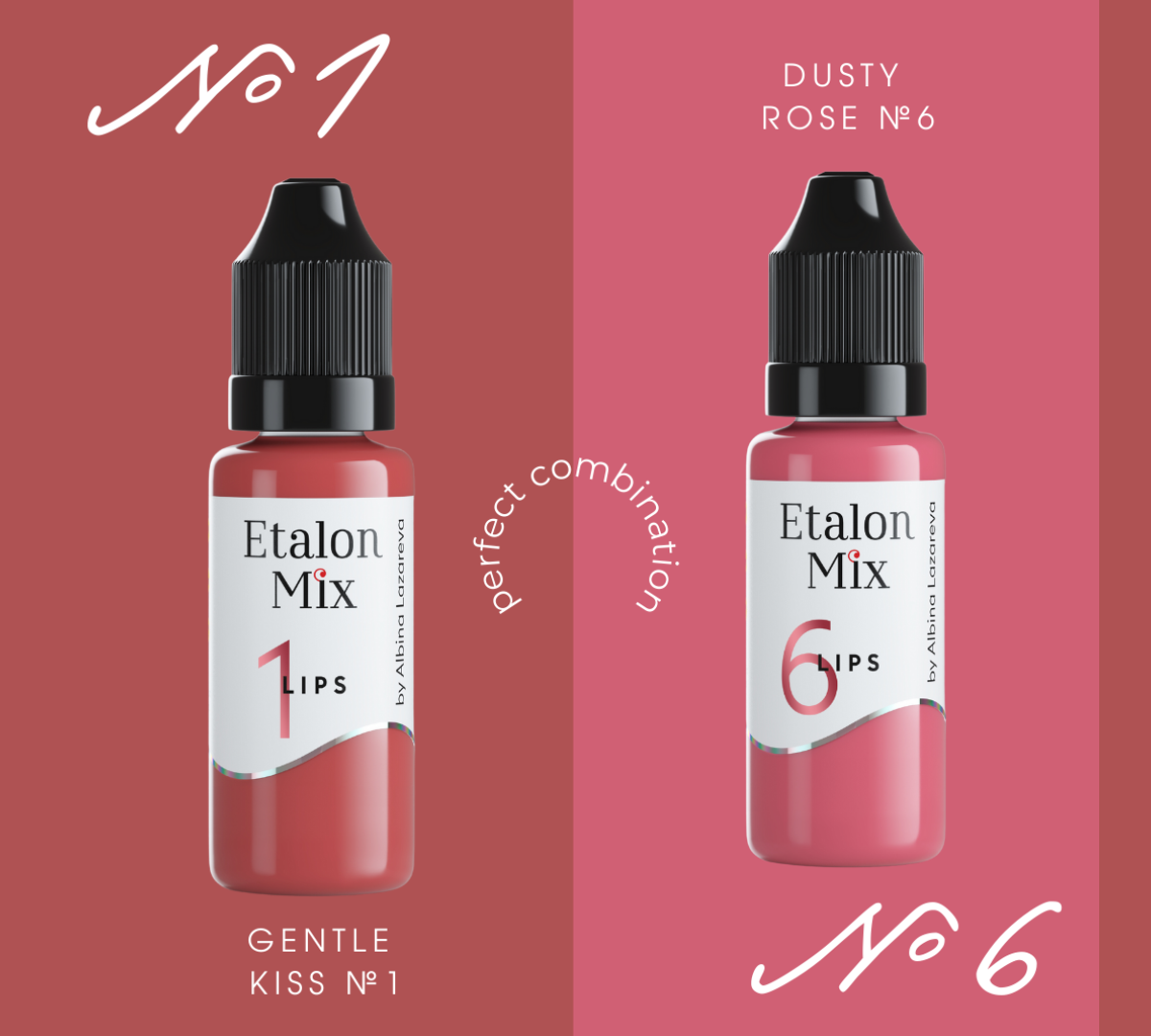 Etalon Mix Dusty Rose Nº6 – dettaglio prodotto rosa baby pastello