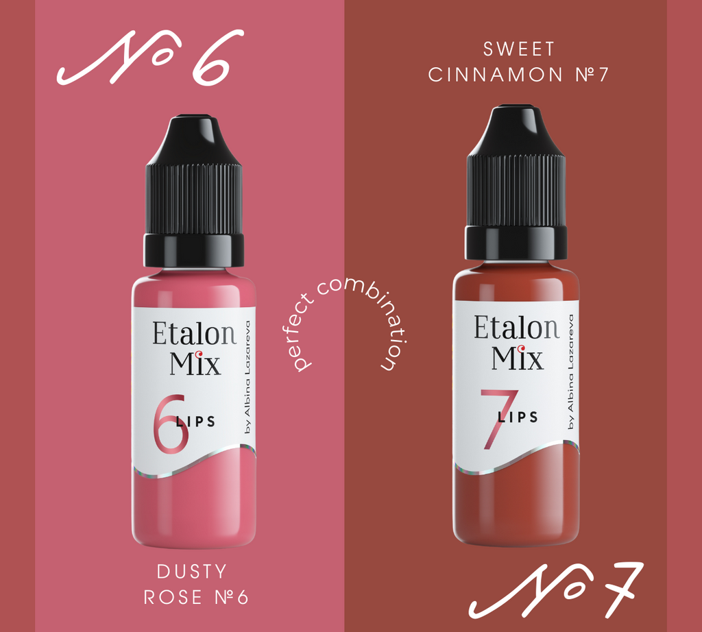 Etalon Mix Sweet Cinnamon Nº7 – dettaglio prodotto rosa cannella rosso-marrone