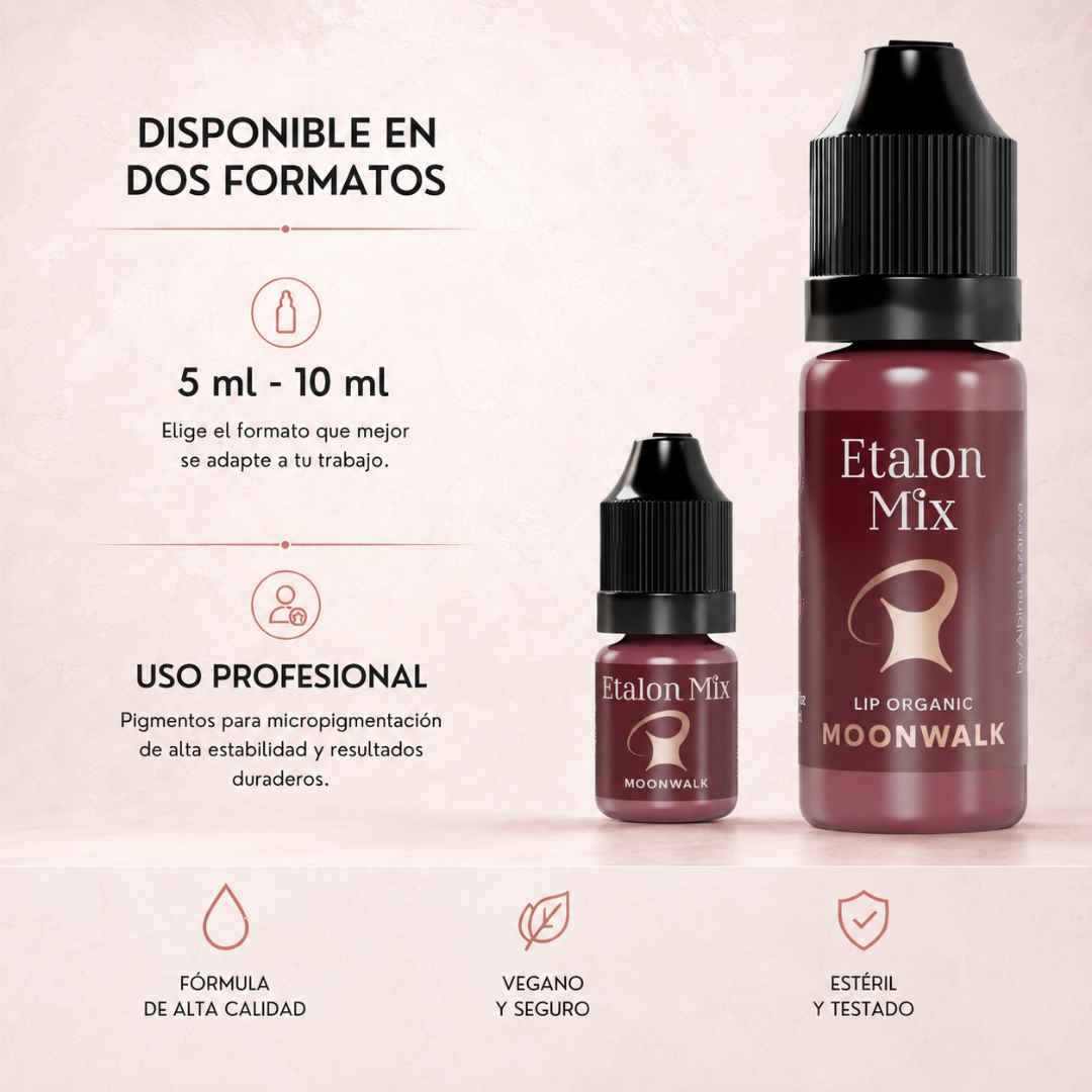 Etalon Mix Favor Moonwalk modificador violeta frío para pigmentos de labios PMU
