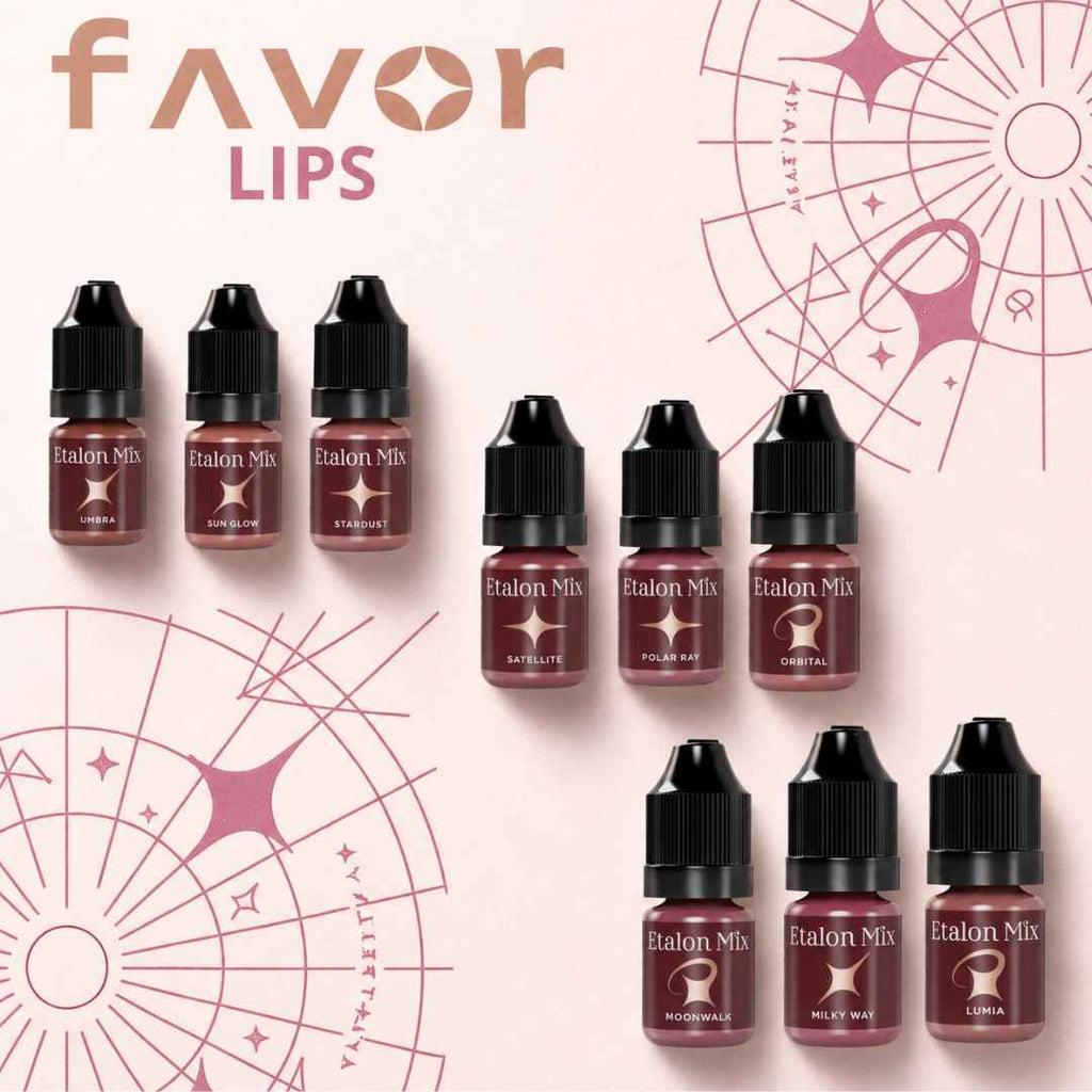 Palette Favor Etalon Mix con Moonwalk e tonalità correlate