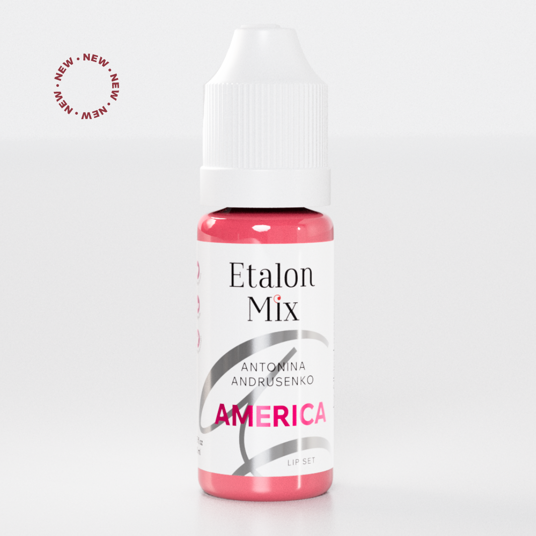Etalon Mix America – pigmento rosa antico per labbra PMU
