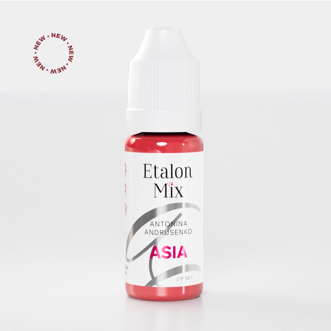 Etalon Mix Asia – pigmento rosa floreale per labbra PMU