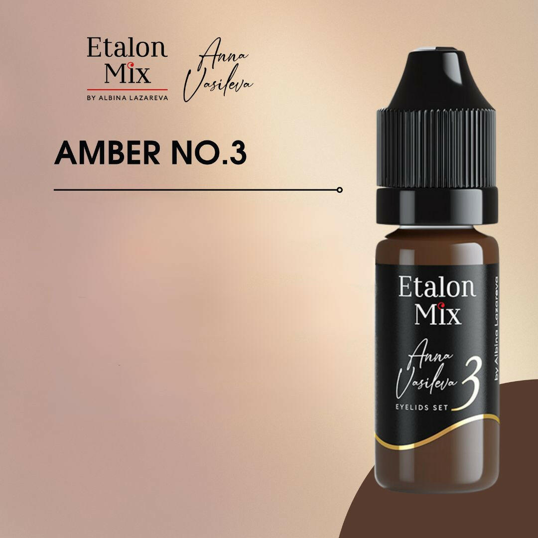 Etalon Mix Amber Nº3 – pigmento marrone ambrato per occhi PMU