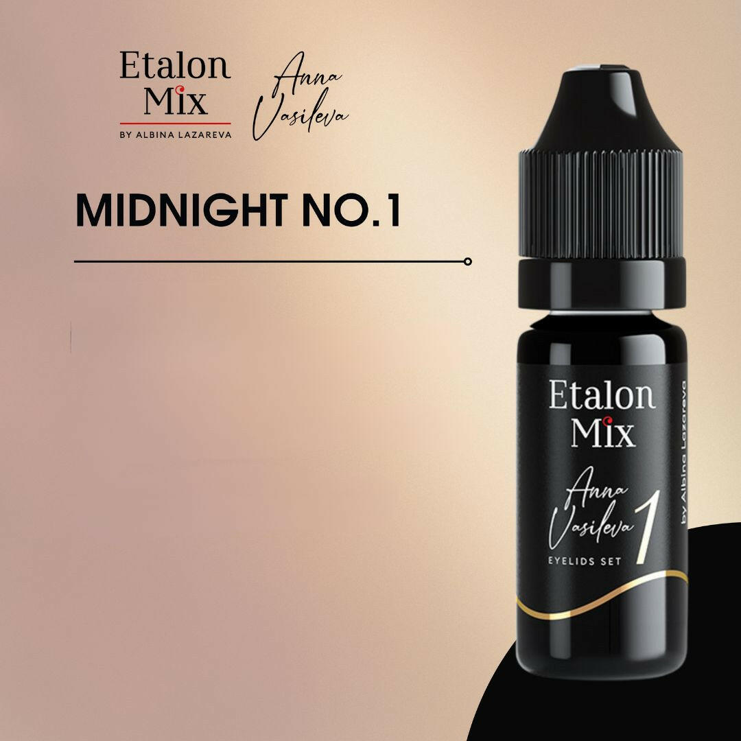Etalon Mix Midnight Nº1 – pigmento nero intenso per occhi PMU