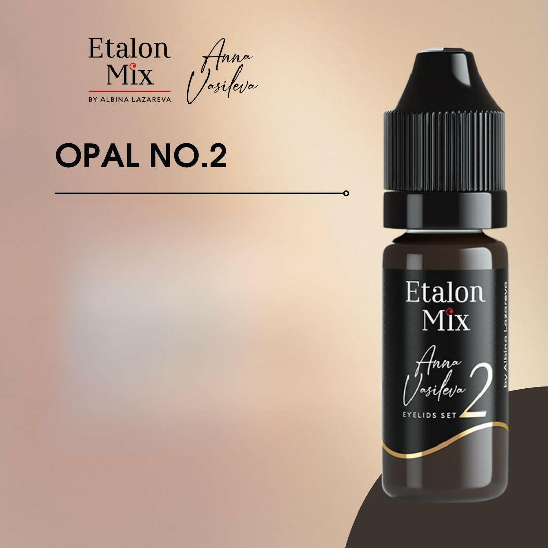 Etalon Mix Opal Nº2 – pigmento marrone molto scuro per occhi PMU