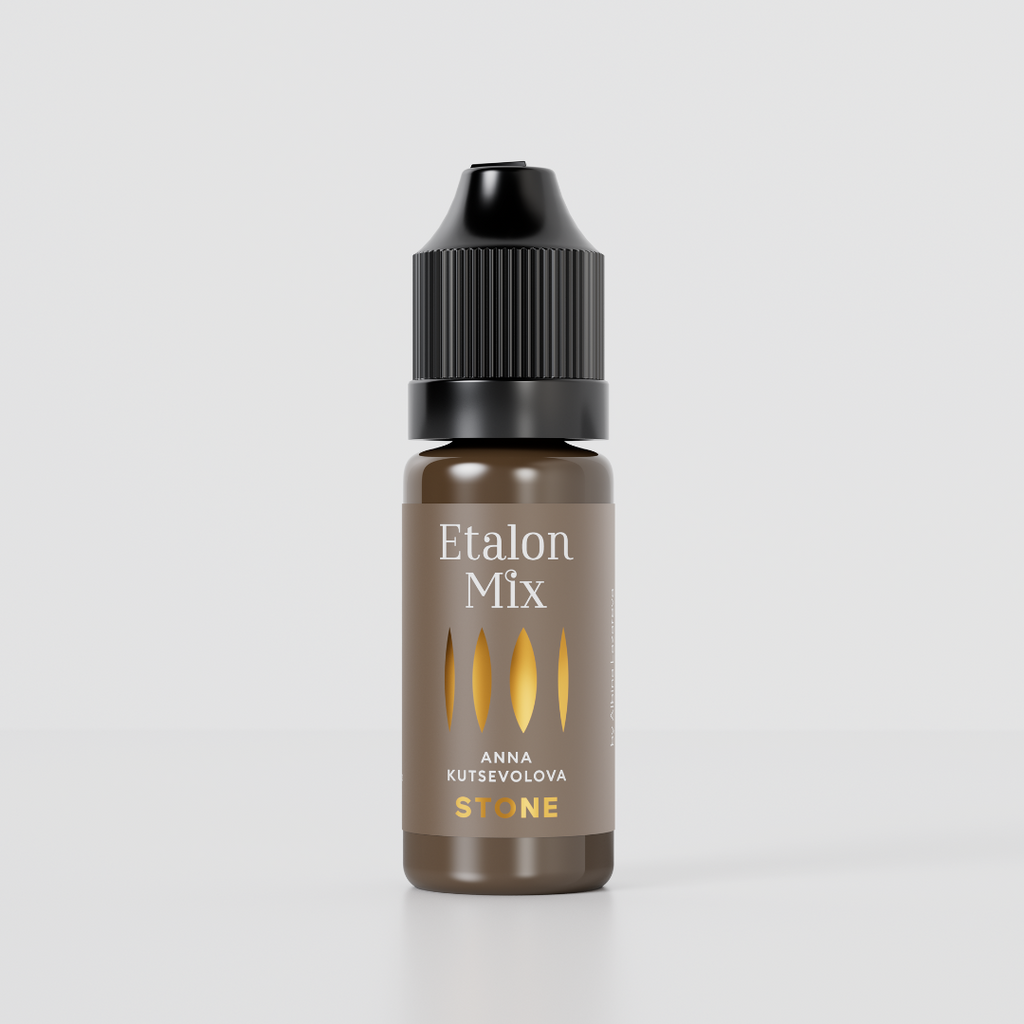 Etalon Mix Etalon Mix Hyper Realism Set by Anna Kutsevolova – dettaglio palette coordinata per sopracciglia PMU