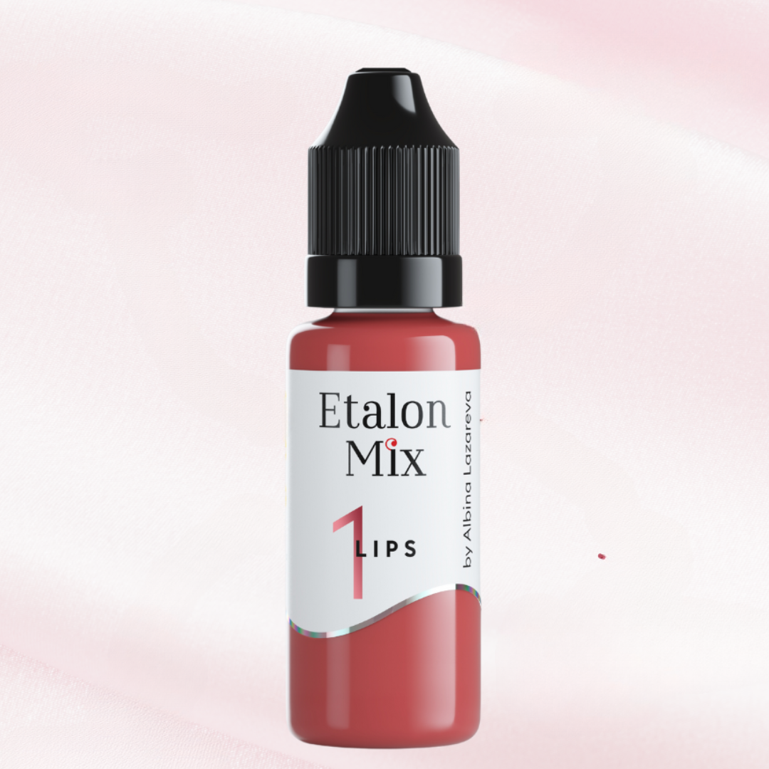 Etalon Mix Gentle Kiss Nº1 – pigmento rosa chiaro naturale per labbra PMU