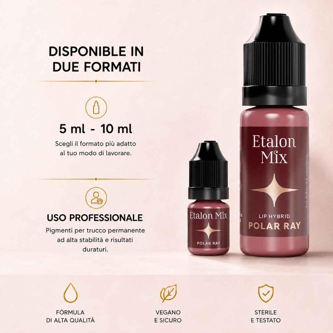 Etalon Mix Favor Polar Ray pigmento para labios PMU